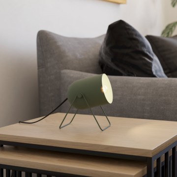 Eglo - Lampada da tavolo 1xE14/8W/230V verde
