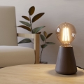 Eglo - Lampada da tavolo 1xE27/40W/230V marrone
