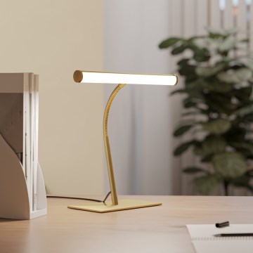 Eglo - Lampada da tavolo dimmerabile a sfioramento LED/5W/230V 2700/4000/6500K dorata