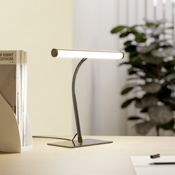 Eglo - Lampada da tavolo dimmerabile a sfioramento LED/5W/230V 2700/4000/6500K nero cromato