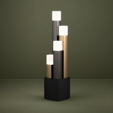Eglo - Lampada da tavolo LED dimmerabile 4xLED/3,7W/230V 3000K antracite/oro