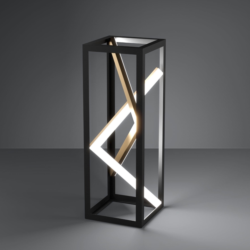 Eglo - Lampada da tavolo LED dimmerabile LED/21W/230V 2700-6500K nero/oro + telecomando