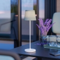 Eglo - Lampada da tavolo LED ricaricabile dimmerabile con touch LED/3,8W/5V 2400/3000/4000K 2000 mAh bianco/verde