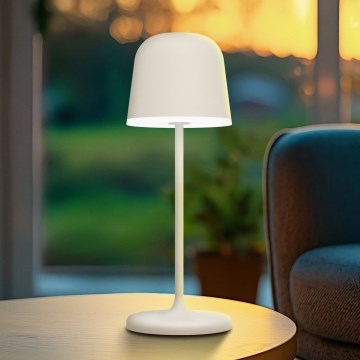 Eglo - Lampada da tavolo ricaricabile da esterno a LED, dimmerabile, con controllo touch LED/1,8W/5V 2500/3000/4000K 2500 mAh IP54 crema