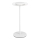 Eglo - Lampada da tavolo ricaricabile LED RGBW dimmerabile con controllo a sfioramento, 5V, 2000 mAh, bianca