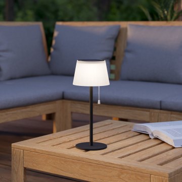 Eglo - Lampada da tavolo ricaricabile solare LED/2,3W/3,7V 3000/4000/6500K 1800 mAh IP44 nera