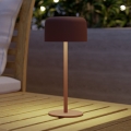 Eglo - Lampada da tavolo solare ricaricabile a LED a sfioramento, LED/2,8W/3,7V 1800 mAh IP44, arancione