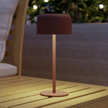 Eglo - Lampada da tavolo solare ricaricabile a sfioramento LED/2,8W/3,7V 1800 mAh IP44 arancione
