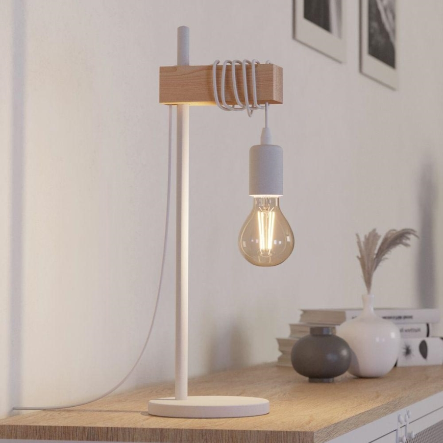Eglo - Lampada da tavolo TOWNSHEND 1xE27/10W/230V