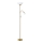 EGLO - Lampada da terra 1xE27/60W + 1xE14/25W ottone