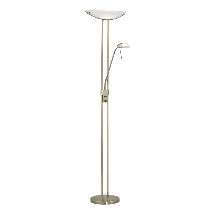 EGLO - Lampada da terra con dimmer BAYA 1xR7s/230W + 1xG9/33W bronzo