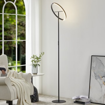 Eglo - Lampada da terra dimmerabile a LED 2xLED/8,8W/230V nera