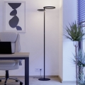 Eglo - Lampada da terra dimmerabile a LED LED/16W/230V + LED/12W nera