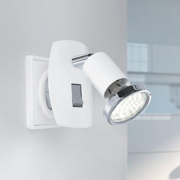 Eglo - Lampada LED da spina 1xGU10/2,8W/230V bianca