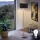 Eglo - Lampada LED da terra TUNJA 1xE27/60W/230V cromo opaco/nero