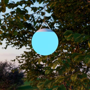 Eglo - Lampada ricaricabile da esterno LED RGB dimmerabile LED/2600 mAh IP44 bianco + telecomando