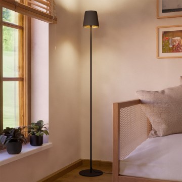 Eglo - Lampadaire 1xE14/7,5W/230V noir/marron