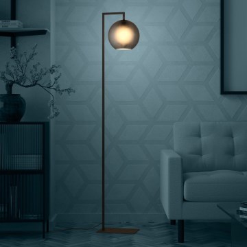 Eglo - Lampadaire 1xE27/40W/230V fumé