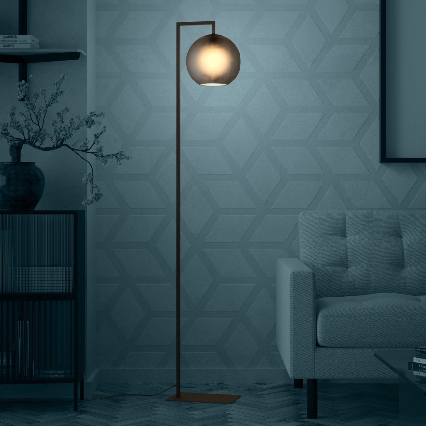 Eglo - Lampadaire 1xE27/40W/230V fumé