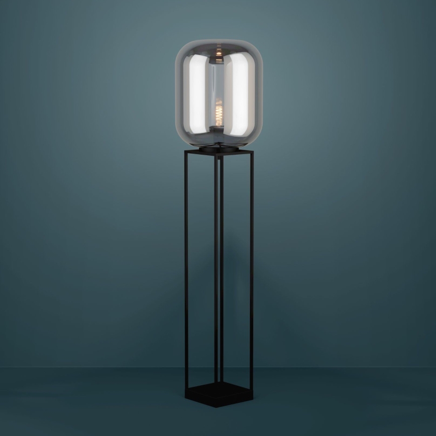 Eglo - Lampadaire 1xE27/40W/230V fumé