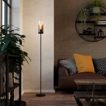 Eglo - Lampadaire 1xE27/40W/230V noir