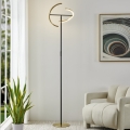 Eglo - Lampadaire LED dimmable 2xLED/8,8W/230V doré/noir