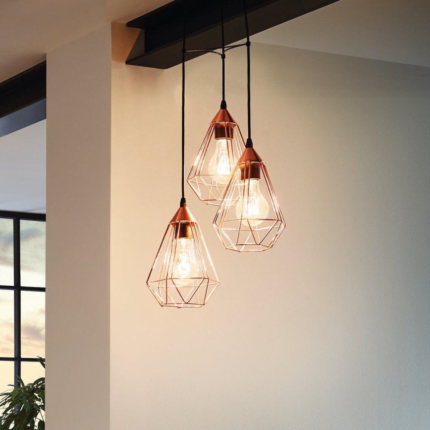 Eglo - Lampadario 3xE27/60W/230V