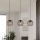 Eglo - Lampadario a cavo 3xE27/60W/230V nero