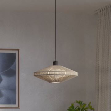 Eglo - Lampadario a sospensione con cavo 1xE27/40W/230V crema