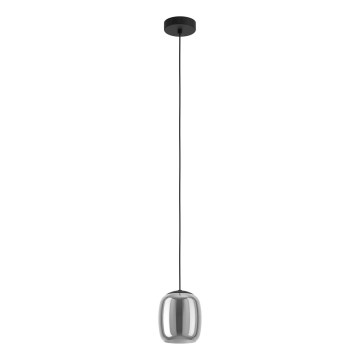 Eglo - Lampadario a sospensione con filo 1xE27/28W/230V grigio