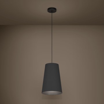 Eglo - Lampadario a sospensione con filo 1xE27/40W/230V nero