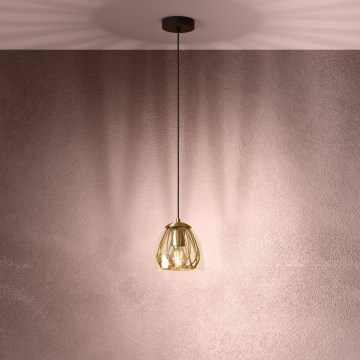 Eglo - Lampadario a sospensione con filo 1xE27/40W/230V oro