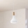 Eglo - Lampadario a sospensione con filo 1xE27/60W/230V diametro 18 cm bianco