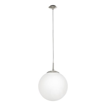 EGLO - Lampadario a sospensione con filo 1xE27/60W/230V diametro 25 cm bianco