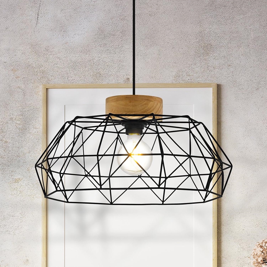Eglo - Lampadario a sospensione con filo 1xE27/60W/230V - FSC certificato