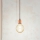 Eglo - Lampadario a sospensione con filo 1xE27/60W/230V