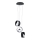 Eglo - Lampadario a sospensione con filo 3xE14/40W/230V
