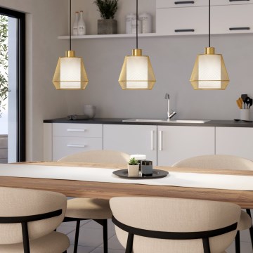 Eglo - Lampadario a sospensione con filo 3xE27/40W/230V