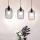 Eglo - Lampadario a sospensione con filo 3xE27/60W/230V