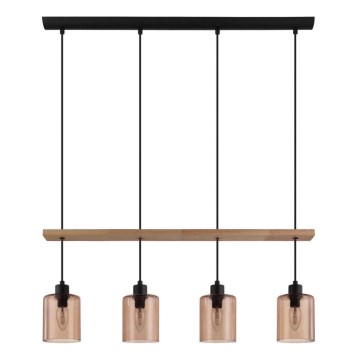 Eglo - Lampadario a sospensione con filo 4xE14/40W/230V