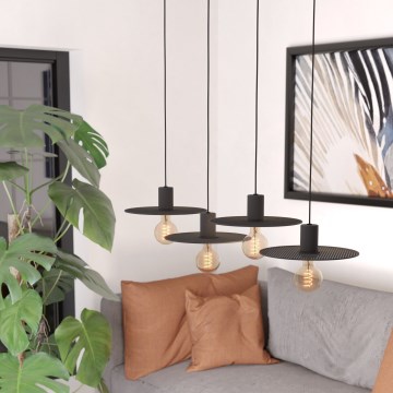 Eglo - Lampadario a sospensione con filo 4xE27/40W/230V