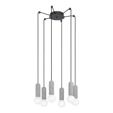 Eglo - Lampadario a sospensione con filo 6xE27/40W/230V ragno