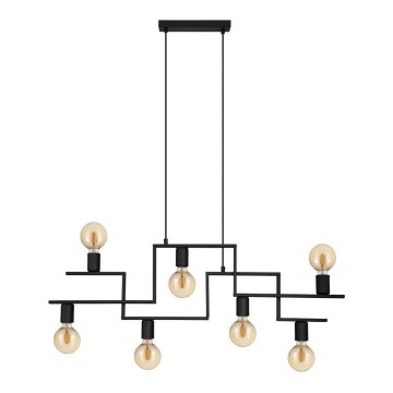 Eglo - Lampadario a sospensione con filo 7xE27/60W/230V