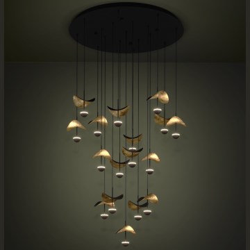 Eglo - Lampadario a sospensione con filo LED dimmerabile 17xLED/2,3W/230V 3000K diametro 78 cm