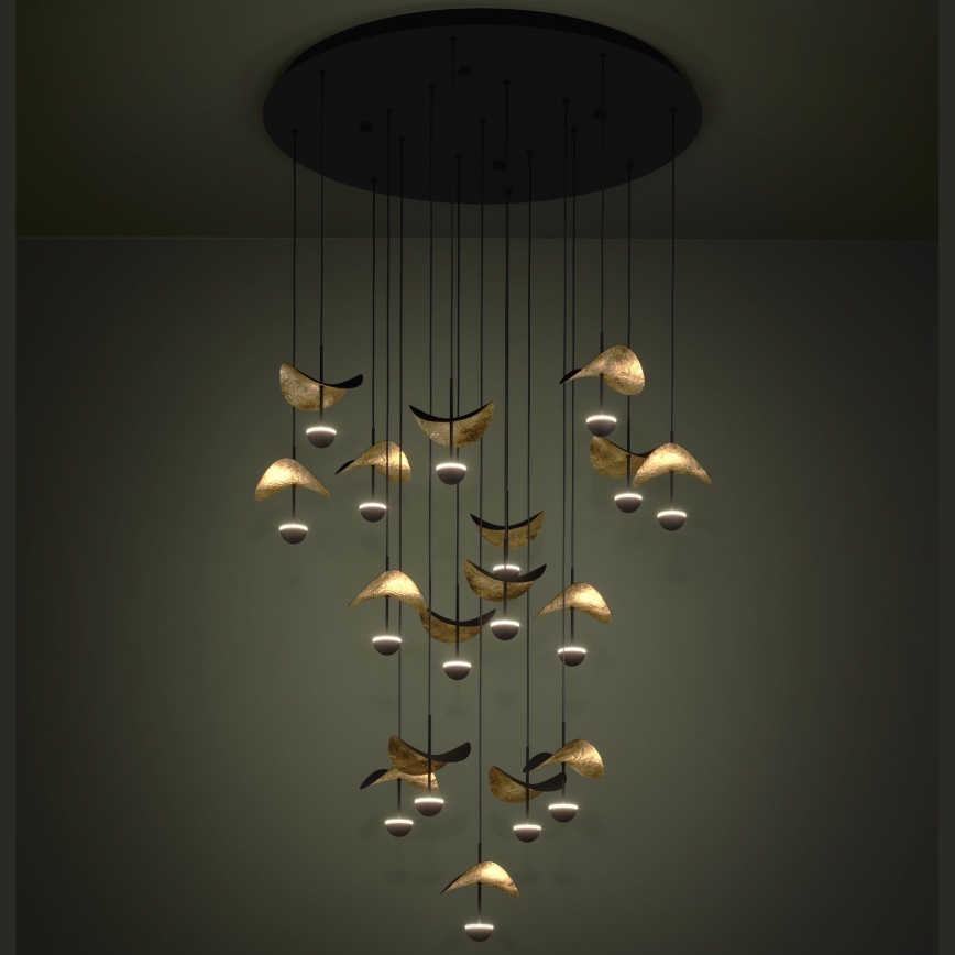 Eglo - Lampadario a sospensione con filo LED dimmerabile 17xLED/2,3W/230V 3000K diametro 78 cm