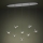 Eglo - Lampadario a sospensione con filo LED dimmerabile 8xLED/4,2W/230V 3000K cromo lucido