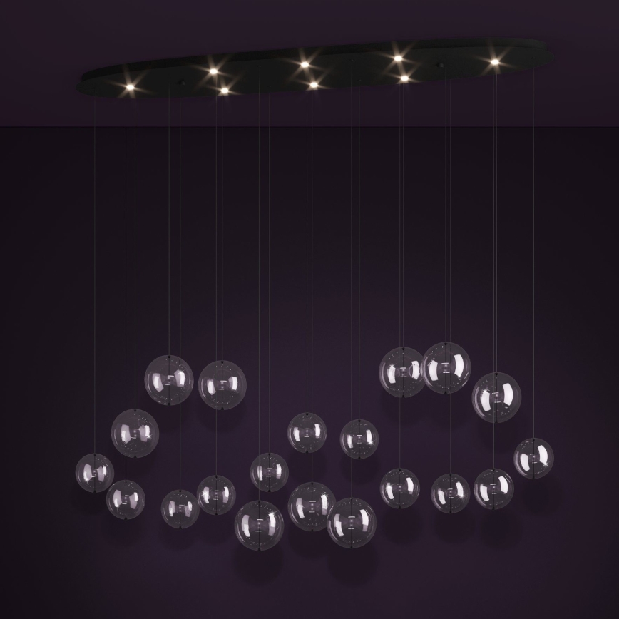 Eglo - Lampadario a sospensione con filo LED dimmerabile 8xLED/4,2W/230V 3000K limpido