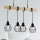 Eglo - Lampadario a sospensione con filo TOWNSHEND 4xE27/60W/230V basket