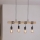 Eglo - Lampadario a sospensione con filo TOWNSHEND 4xE27/60W/230V - FSC certificato
