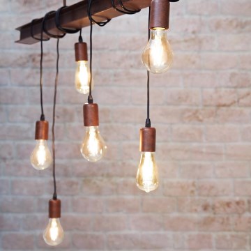 Eglo - Lampadario a sospensione con filo TOWNSHEND 6xE27/60W/230V